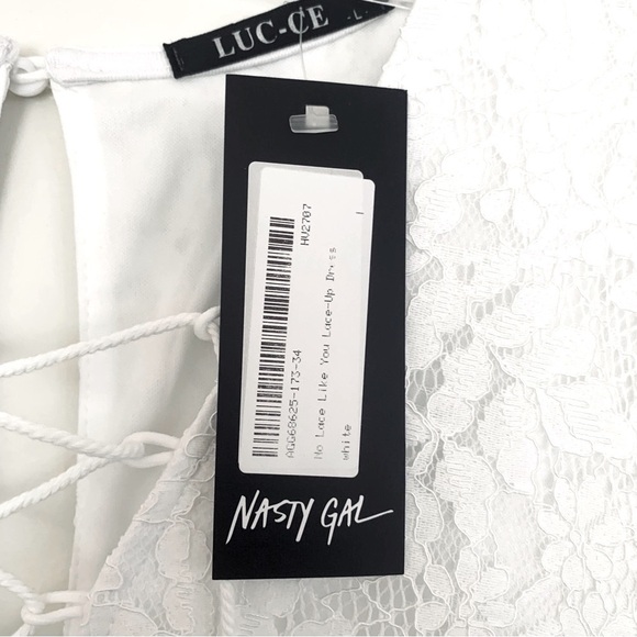 LUC-CE White Lace Skater Dress - Picture 6 of 15